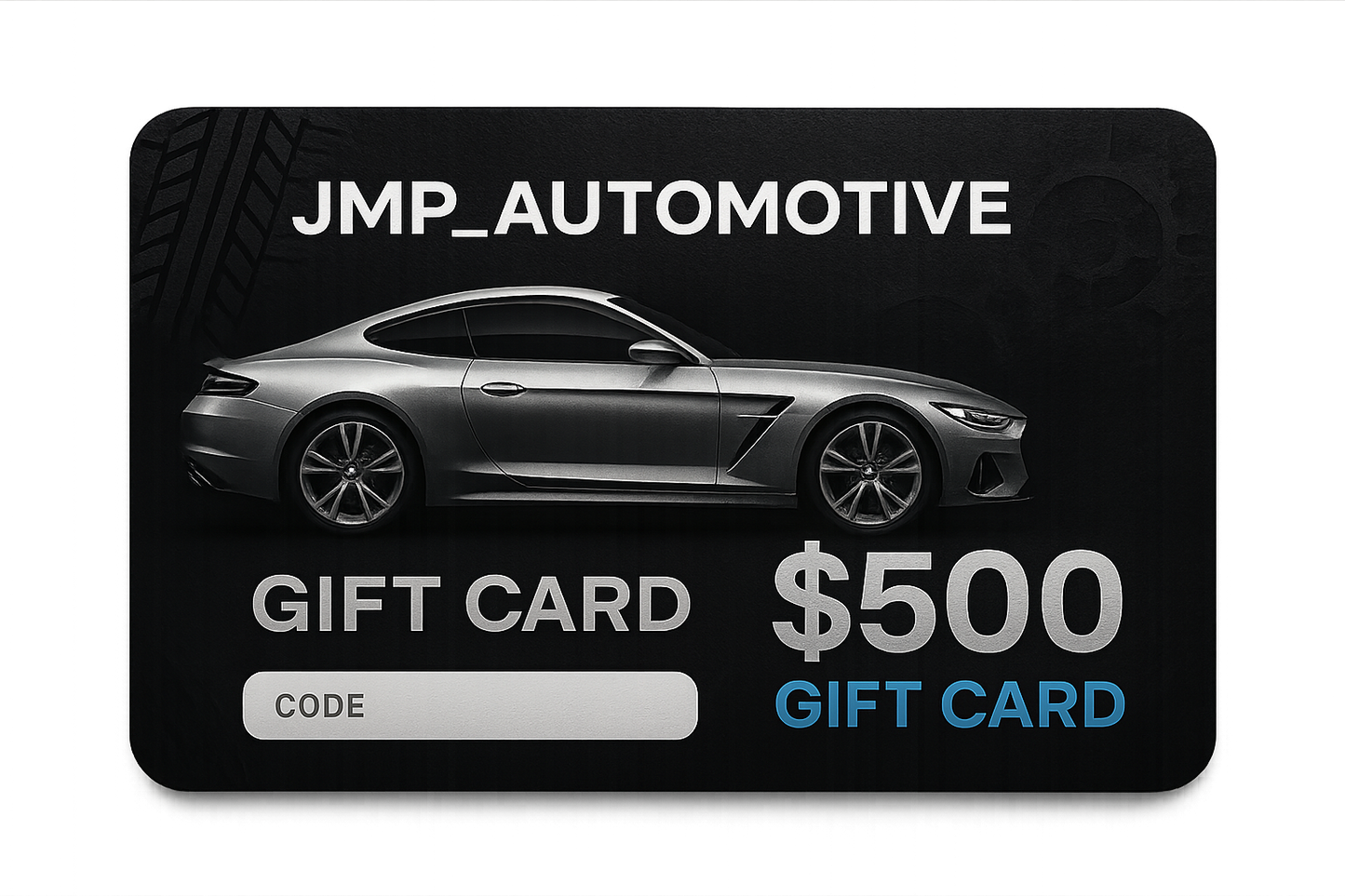 $500 gift card for JMP_Automotive online store