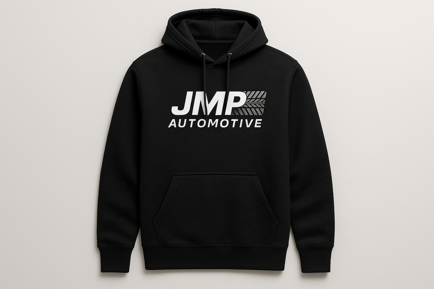JMP_Automotive branded black hoodie