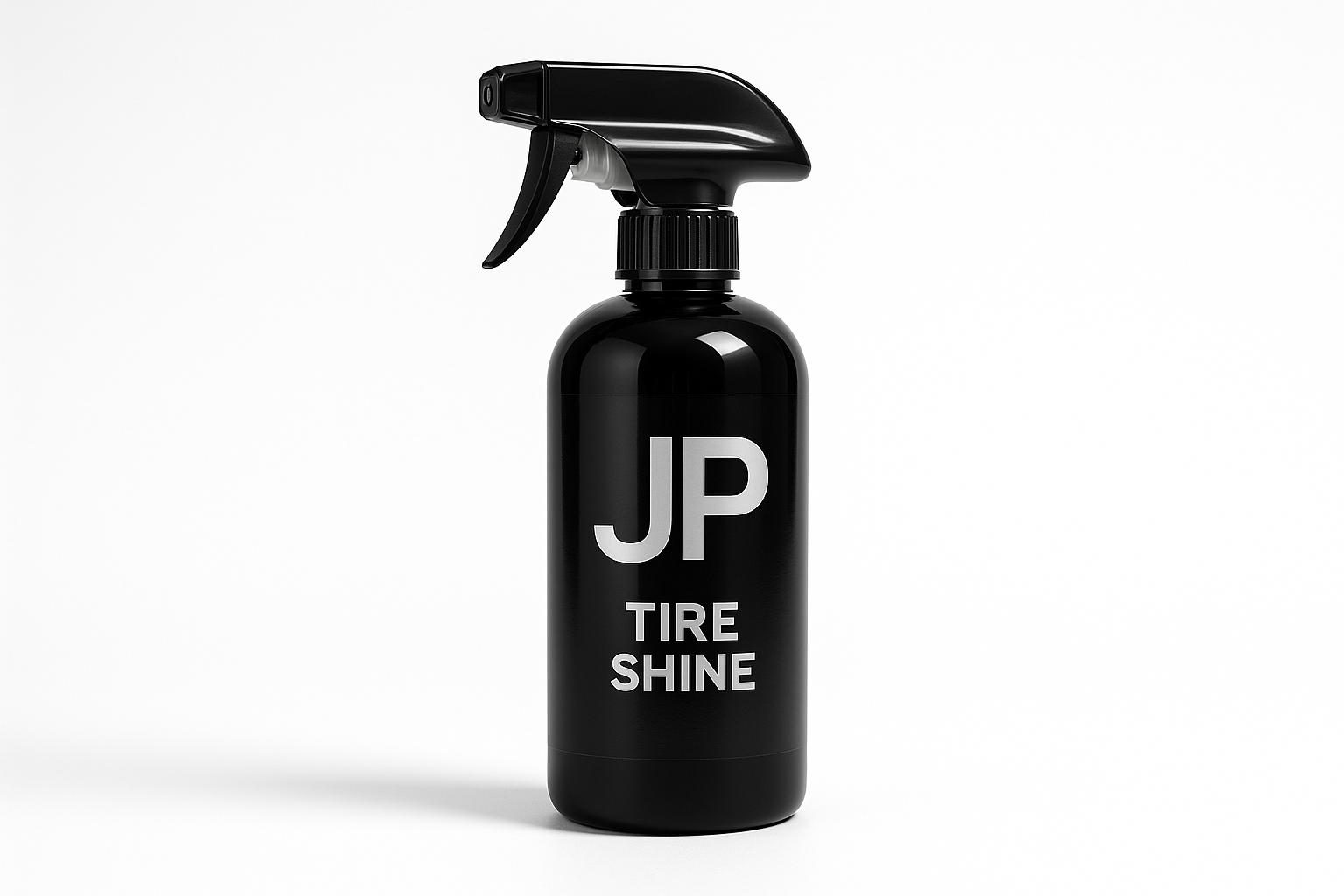 JP Tire shine spray bottle