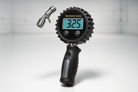 Tire pressure gauge for cars